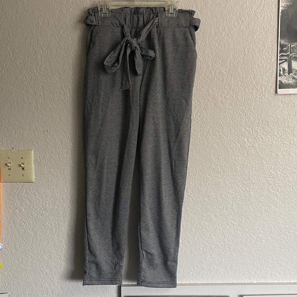Black and white pants